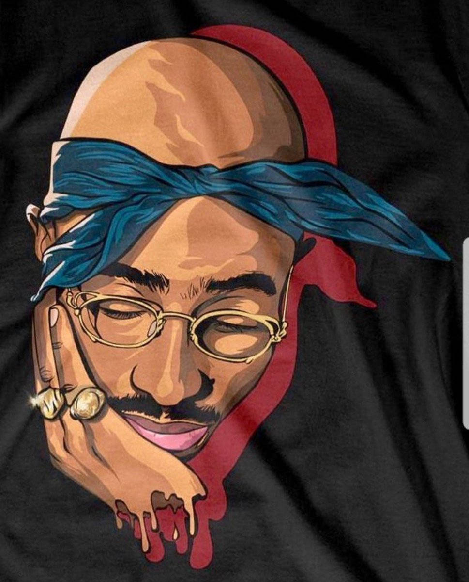 Tupac T-shirt - Black Wallpaper