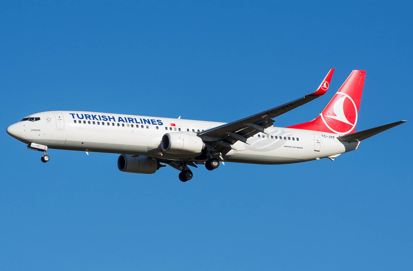 Turkish Airlines Boeing 737-9f2 Wallpaper