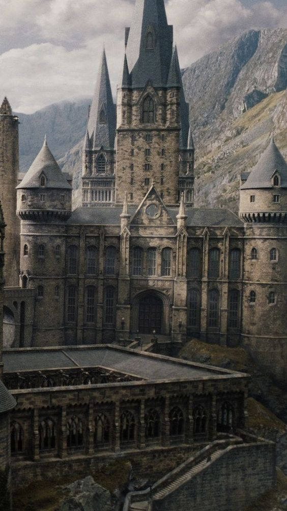 Turrets Harry Potter Hogwarts Iphone Wallpaper