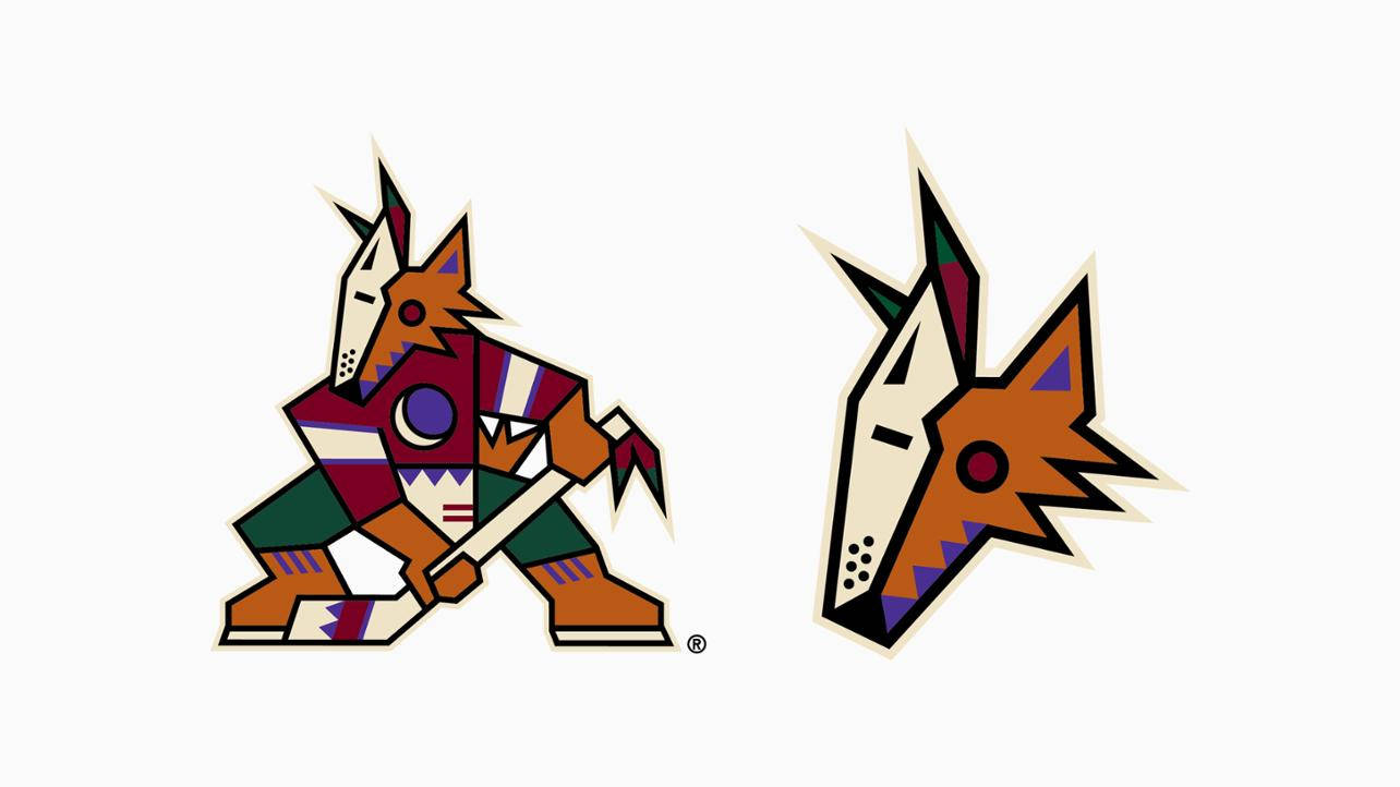 Two Arizona Coyotes Logos Wallpaper