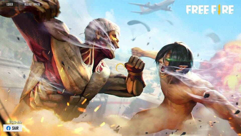 Two Fighters Free Fire Game Wallpaper