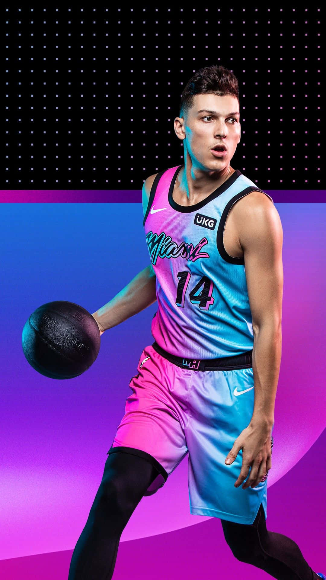 Tyler Herro Takes Flight Wallpaper