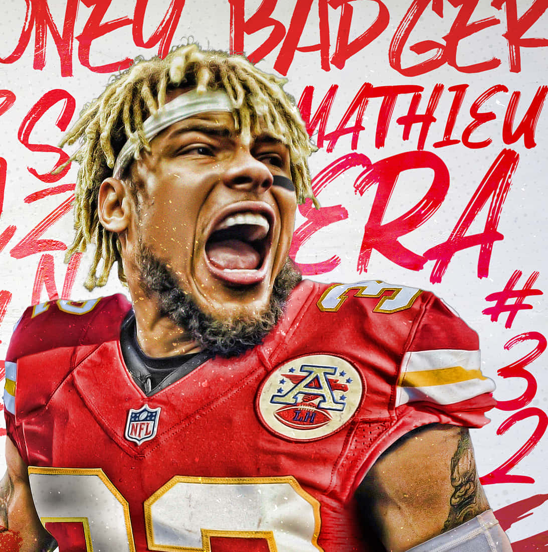 Tyrann Mathieu: Dynamic Defensive Football Star Wallpaper