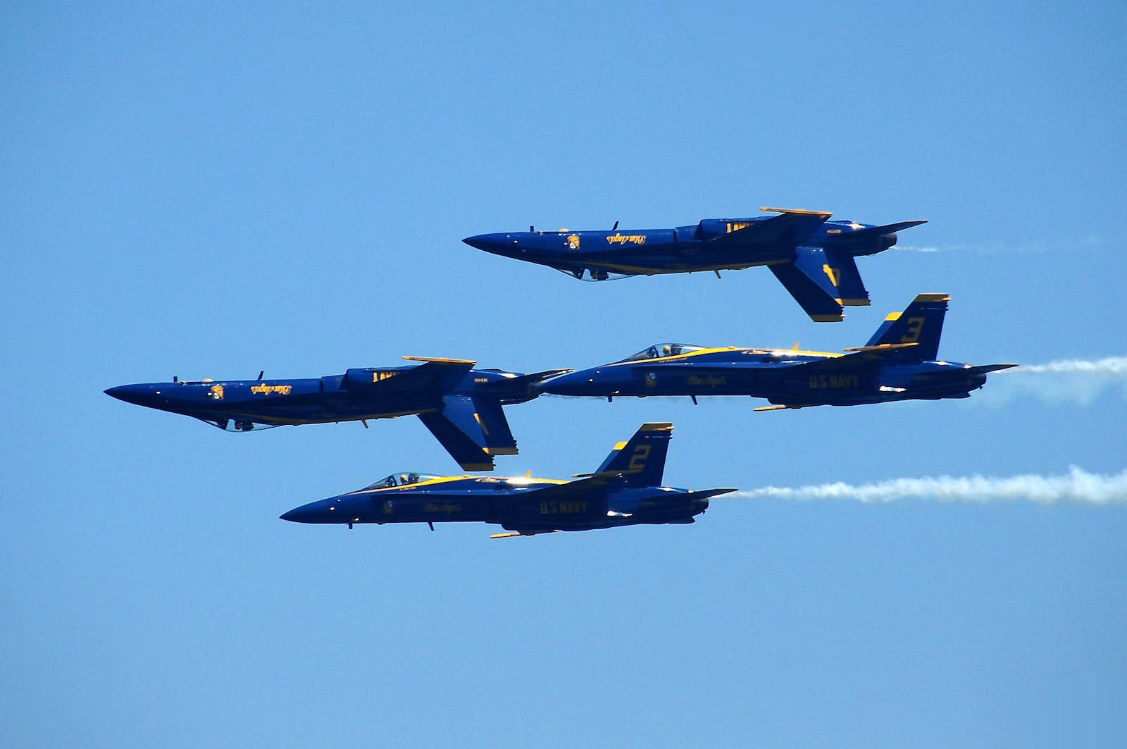 U S Navy Blue Angels Jets Flying Wallpaper