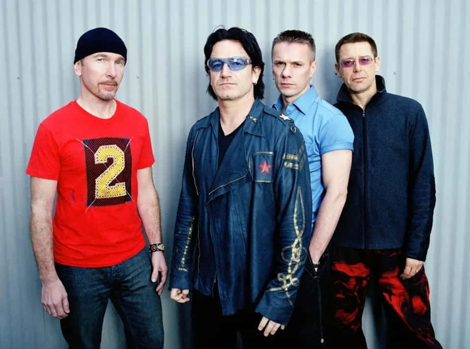 U2 Band Members Group Photo Wallpaper