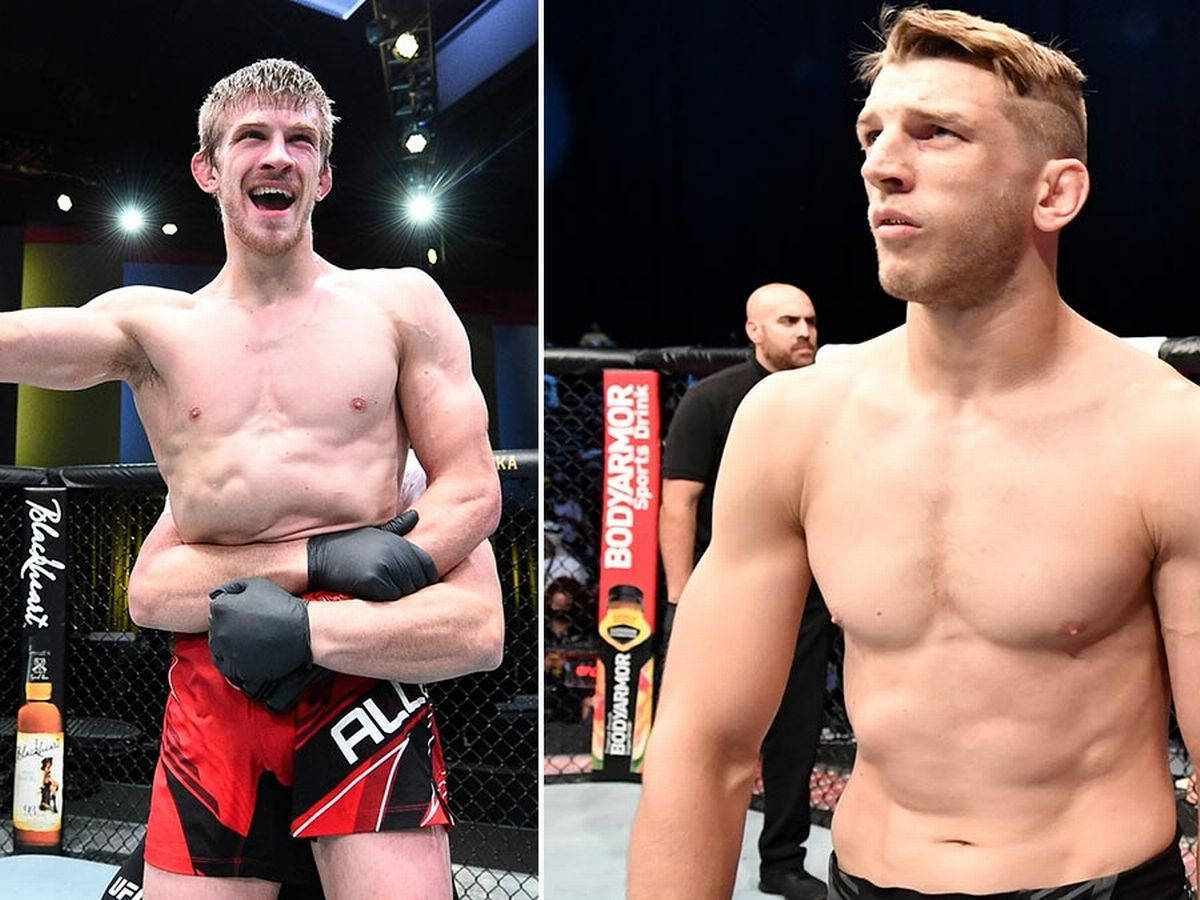 Ufc Fighters Dan Hooker And Arnold Allen Face Off Wallpaper