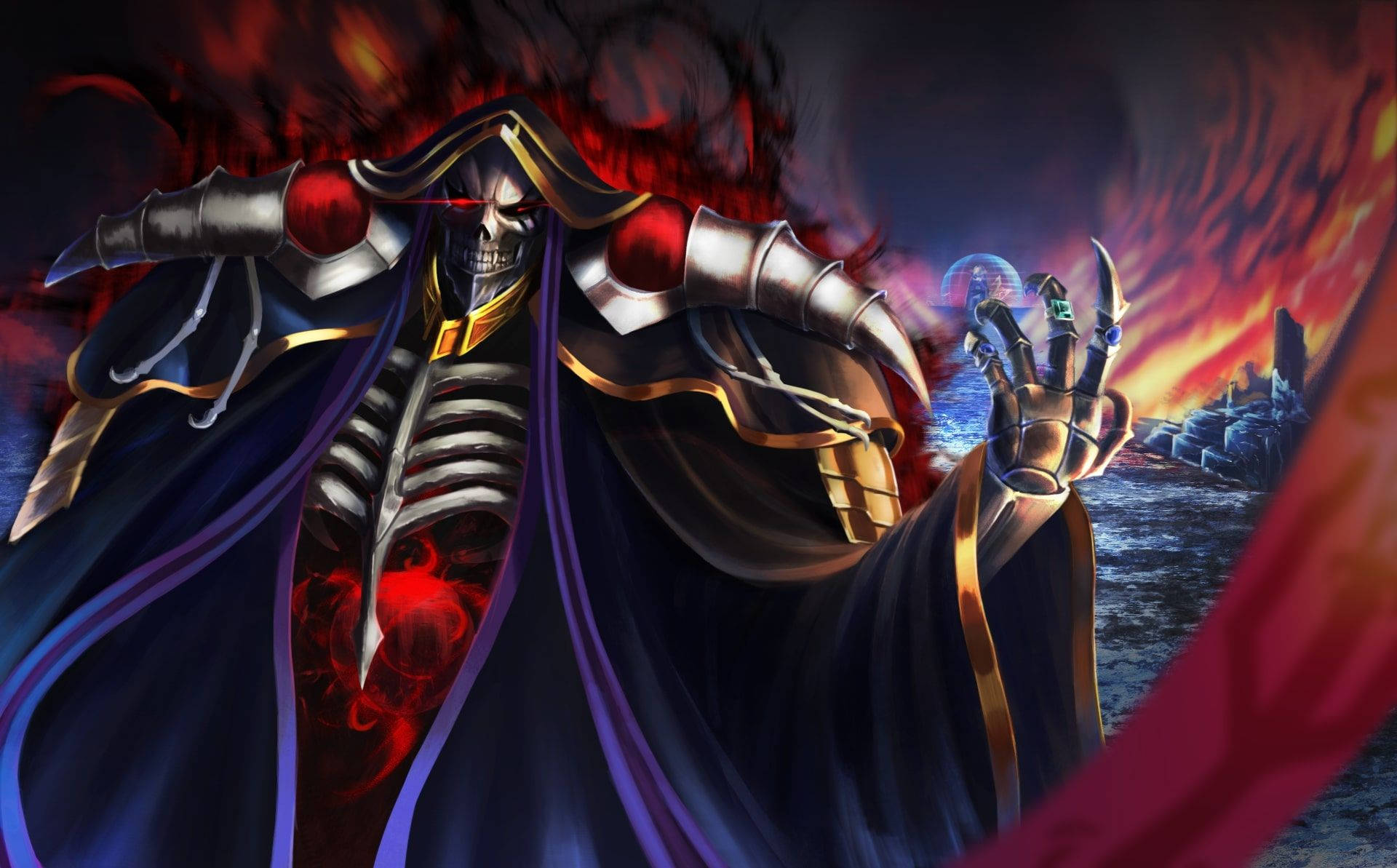 Ainz Ooal Gown Computer Wallpapers, Desktop Backgrounds | 1920x1200 |  ID:655516 | Anime wallpaper, Anime, Madhouse anime