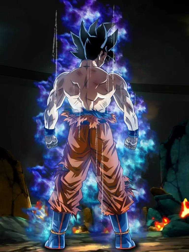 Ultra Instinct Goku Back Wallpaper