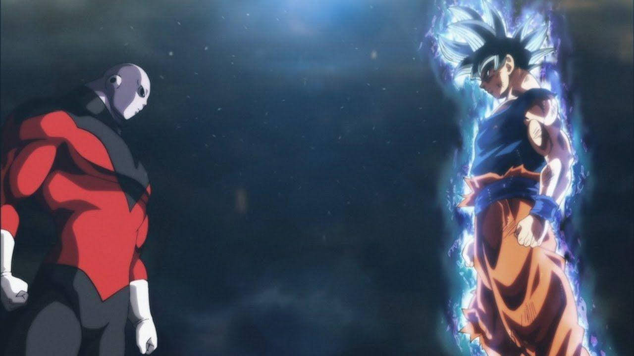 Ultra Instinct Goku Facing Jiren Wallpaper