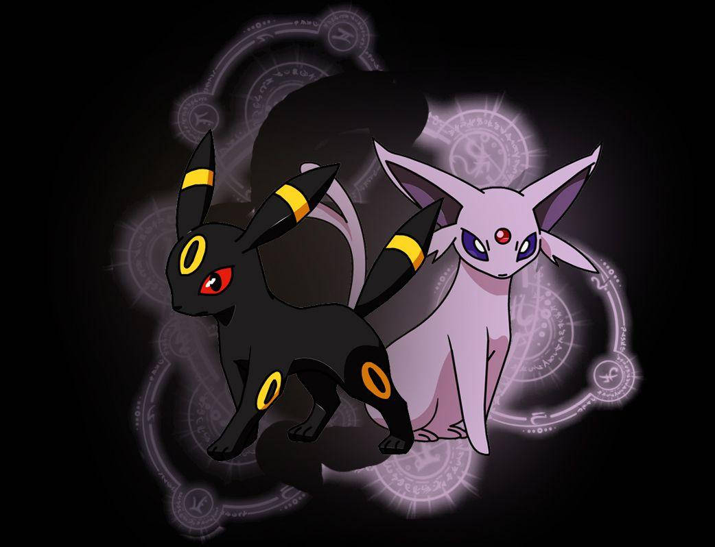 Umbreon Espeon Art Wallpaper