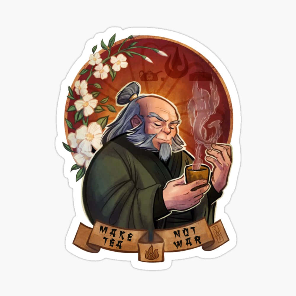 Uncle Iroh, The Wise And Fearless Leader Wallpaper