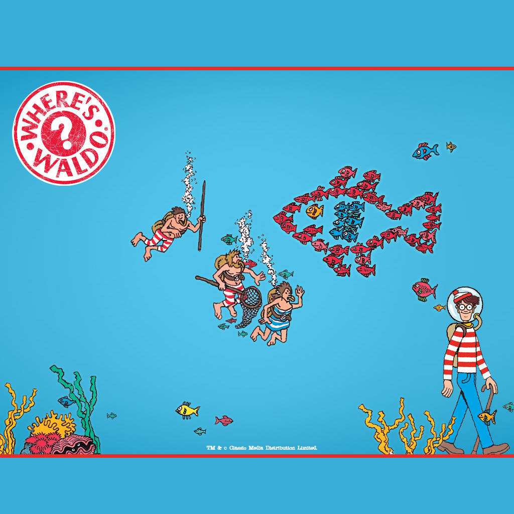 Under The Sea Adventure With Waldo Wallpaper