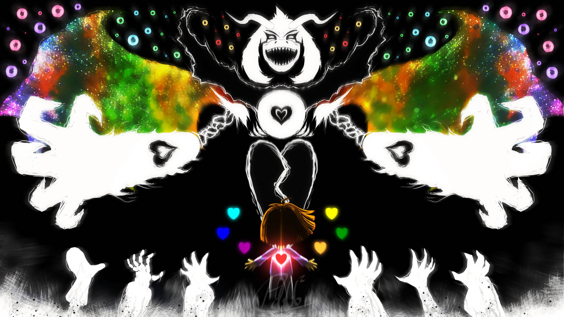 Download free Undertale Asriel Dreemurr With Wings Wallpaper -  MrWallpaper.com