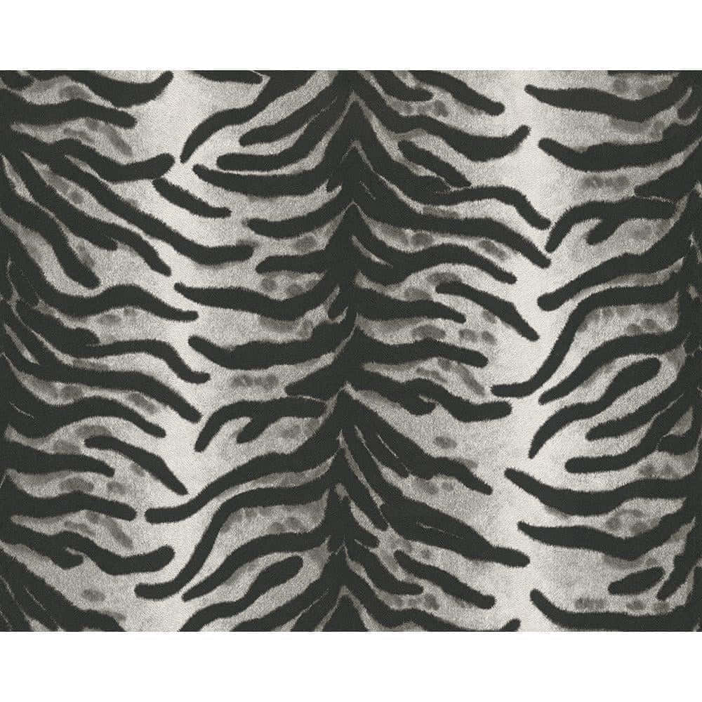 Unique Black And White Animal Print Wallpaper