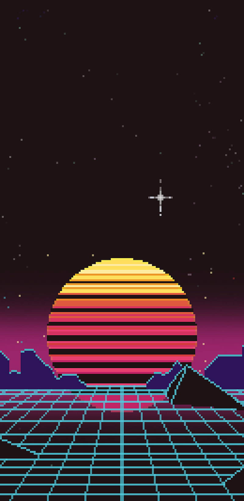 Unique Pixellated Artwork Wallpaper