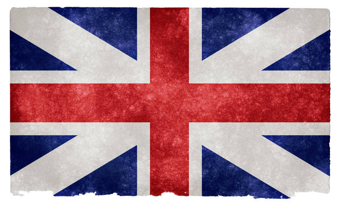 United Kingdom Flag With Grunge Texture Wallpaper