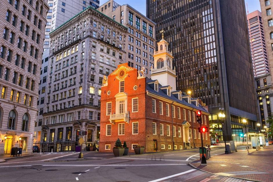 United States Old State House Wallpaper