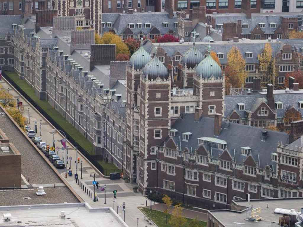 University Of Pennsylvania Quad Overhead Wallpaper