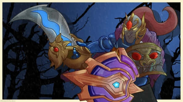 Unleash The Might Of Sven In Dota 2 Wallpaper