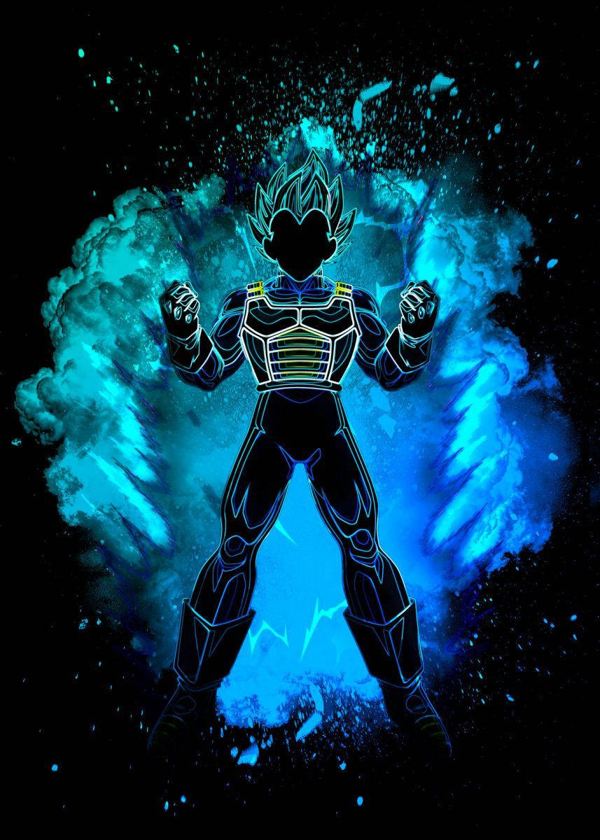 Unleash The Power Of Dark Vegeta Wallpaper