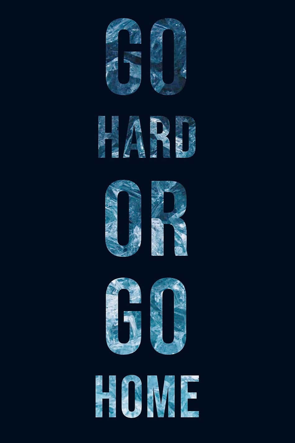 Unleash Your Inner Beast With 'go Hard Or Go Home' Mantra Wallpaper