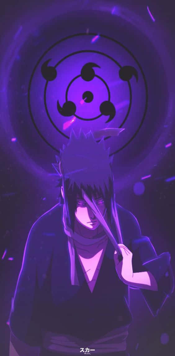 Unleash Your Inner Power With Purple Sasuke Wallpaper