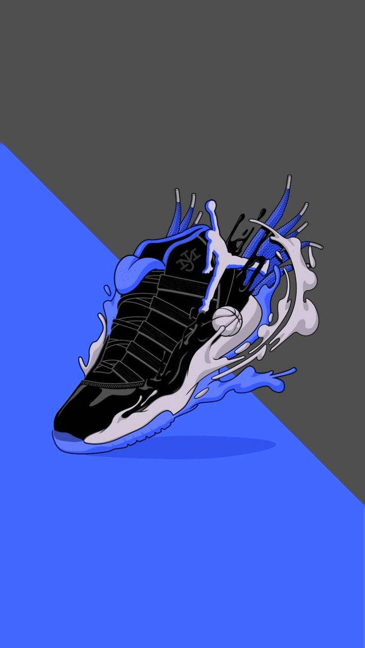 Unleashing Style With Cool Drip Sneakers. Wallpaper