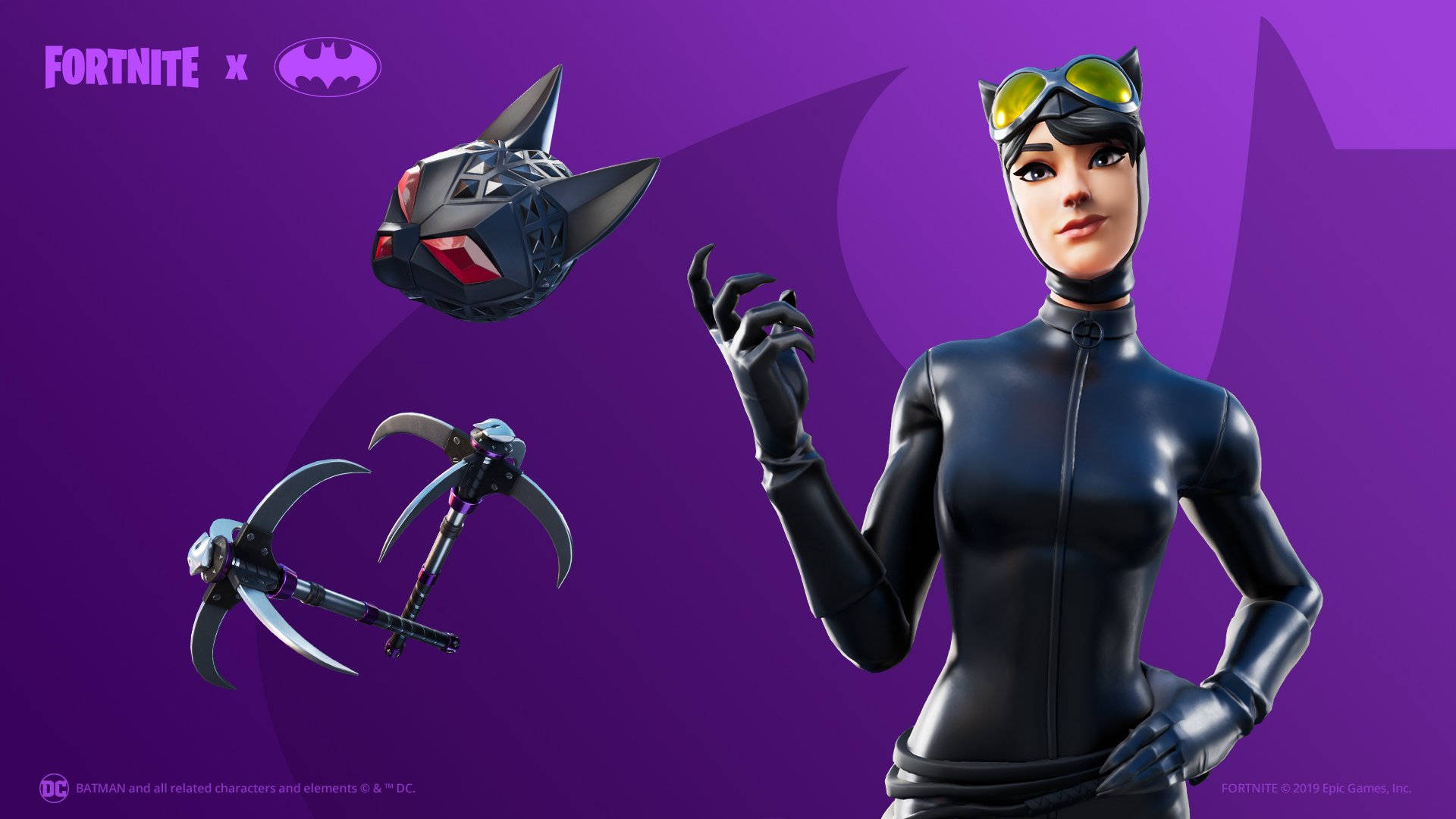 Download free Unlock Catwoman Skin In Fortnite Wallpaper - MrWallpaper.com