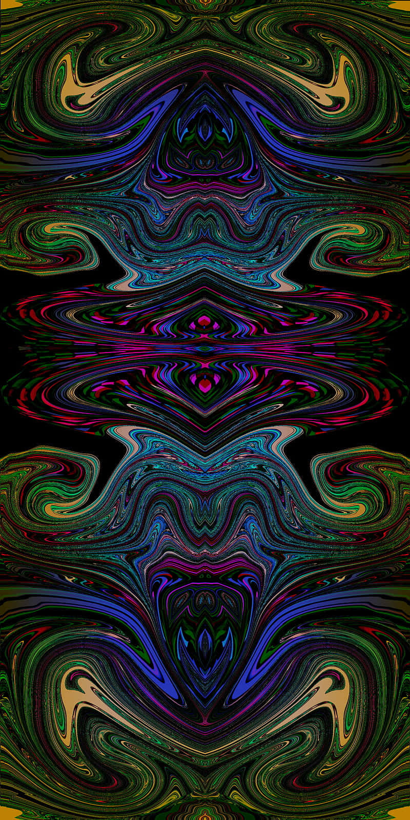 Unlock The Light In The Dark With Cool Psychedelic Visuals. Wallpaper