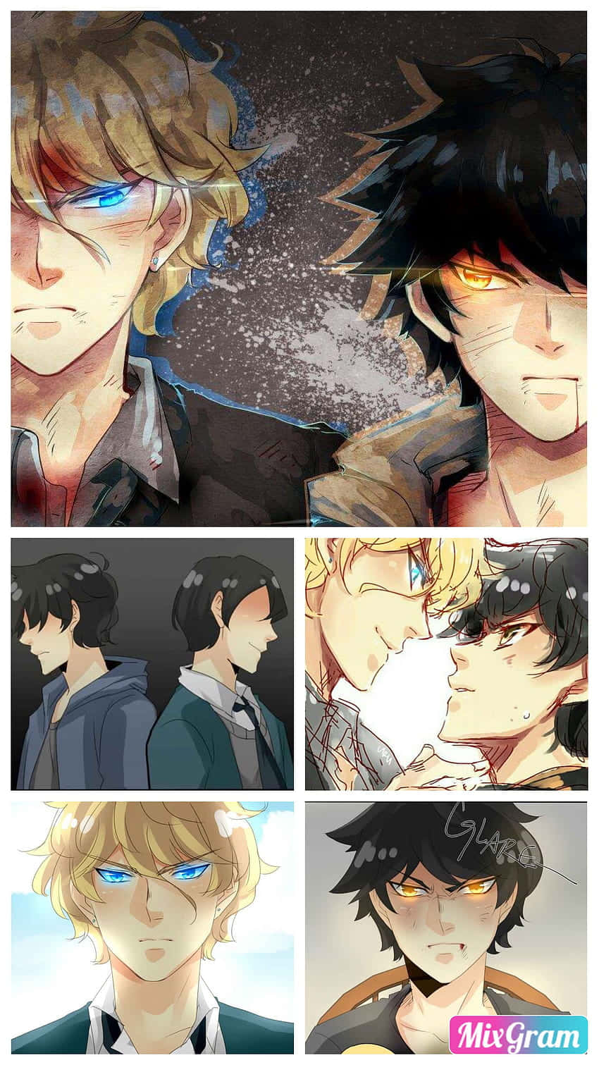 Unordinary Arlo And John Phone Collage Wallpaper