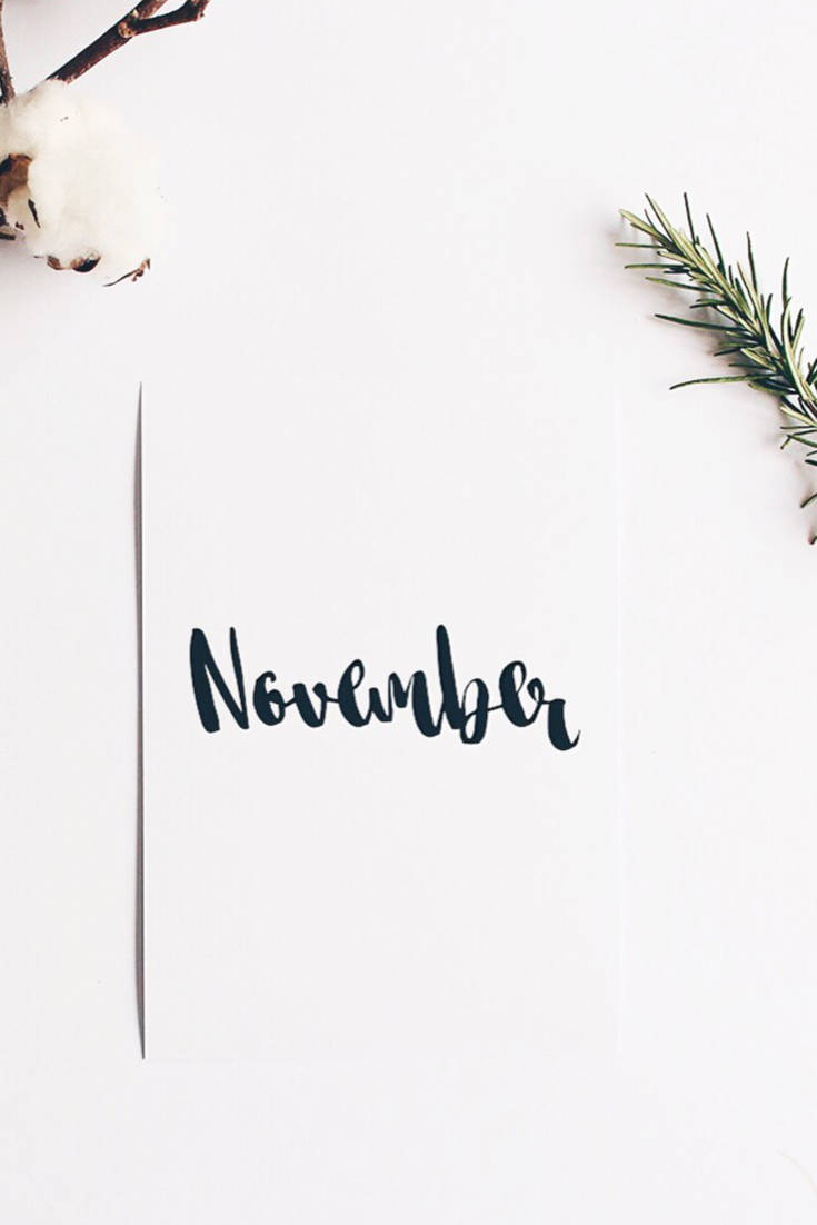 Unveil The Magic Of November With This Trendy Iphone Wallpaper