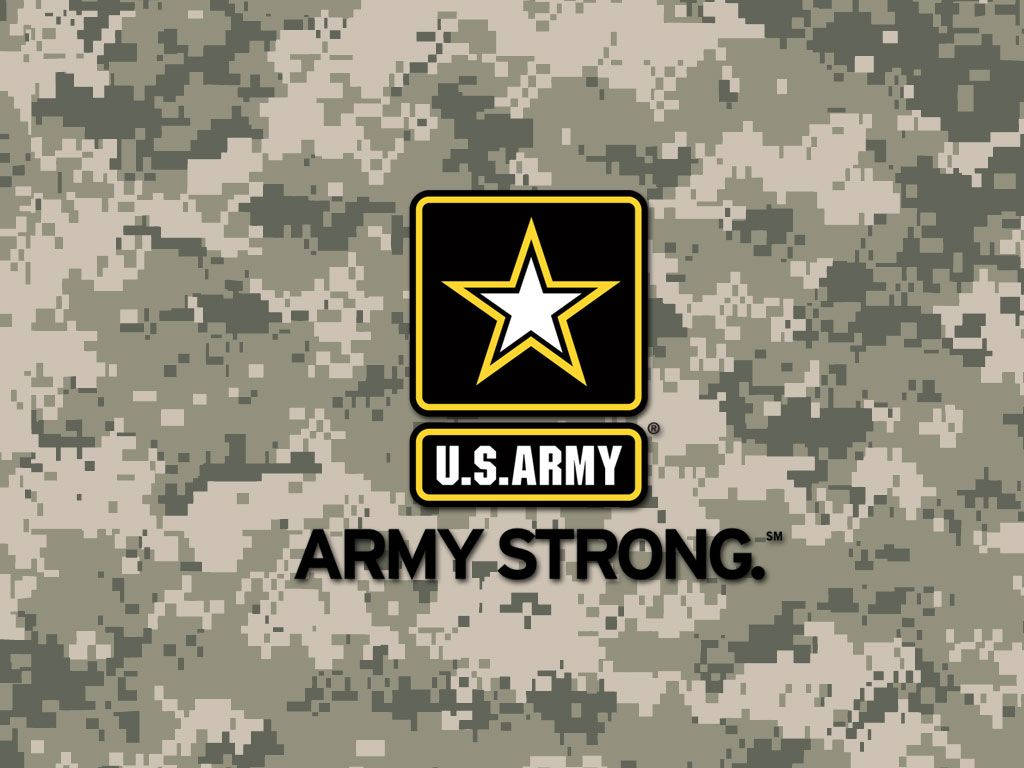 Us Army Yellow Star Army Strong Wallpaper