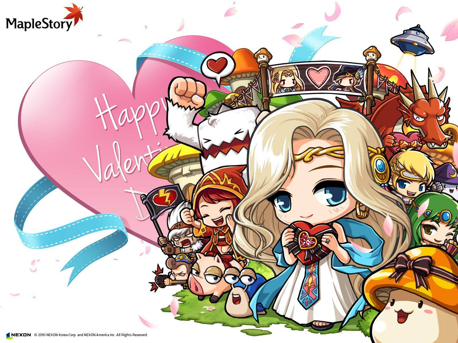 Valentines Maplestory Wallpaper