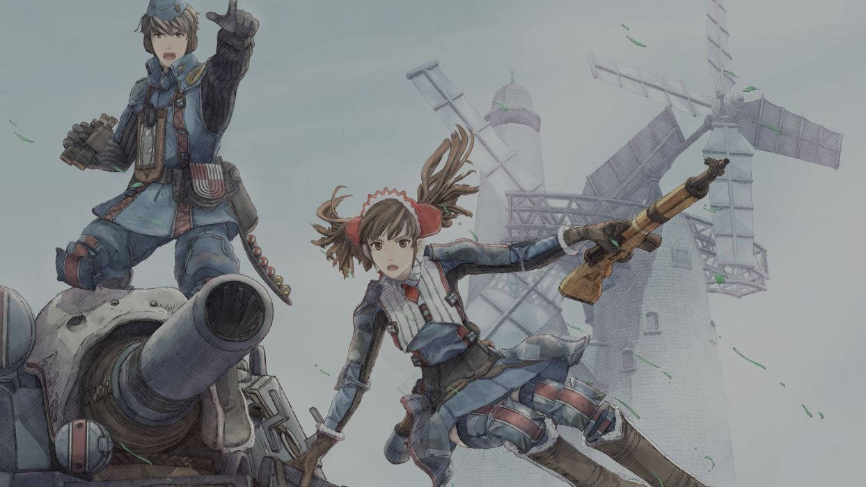 Valkyria Chronicles Digital Art Wallpaper