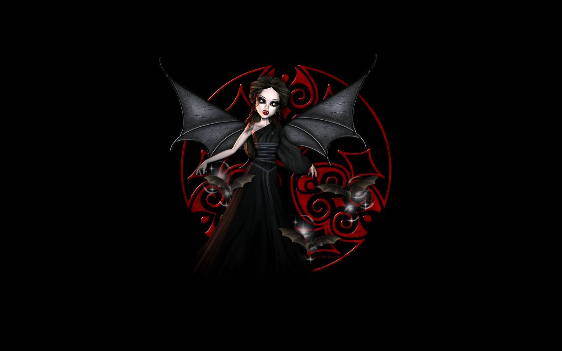 Download free Vampire Goth Girl Wallpaper - MrWallpaper.com