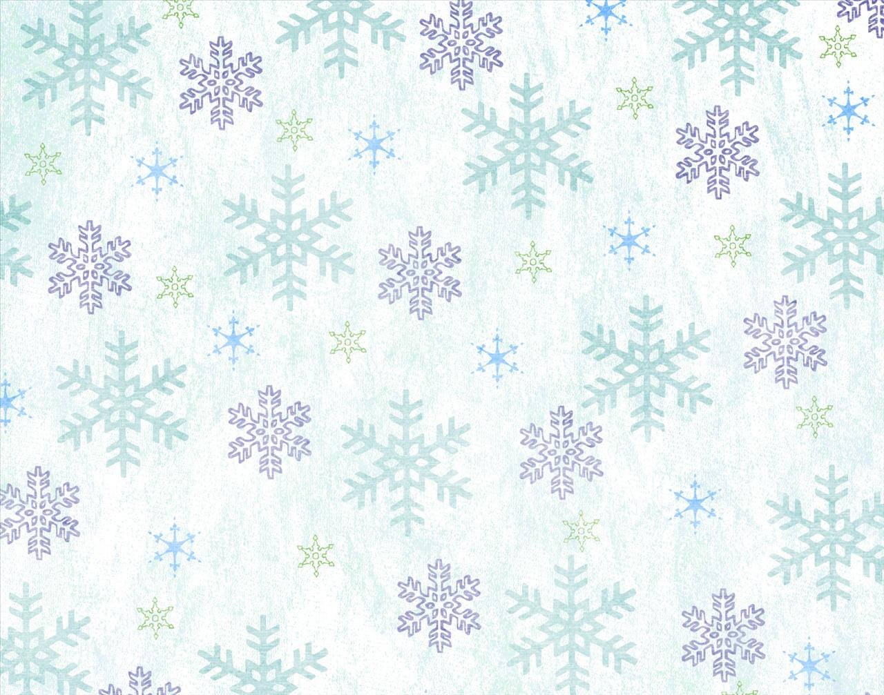 Variety Of Snowflakes Design Wallpaper