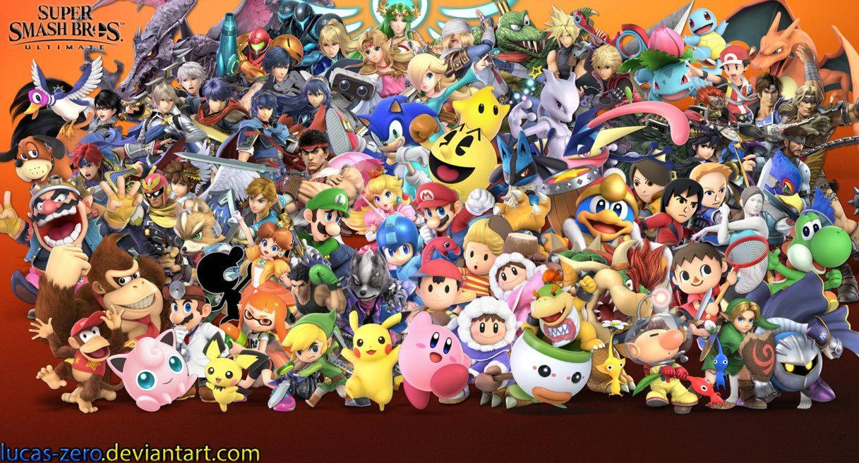 Various Fighters Of Smash Ultimate Wallpaper