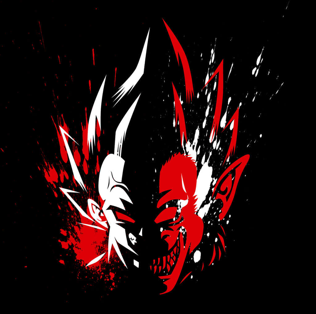 Vegeta In Black And White Wallpaper