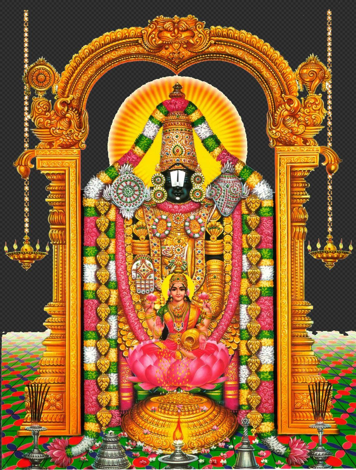 Venkateswara Swamy Deity Of The Tirumala Wallpaper