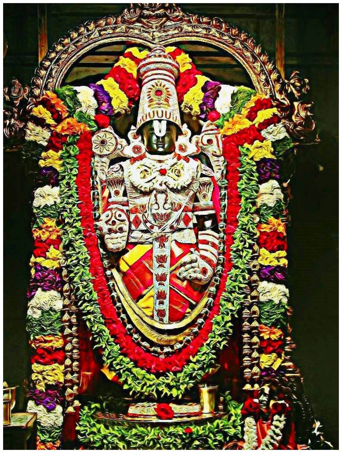 Venkateswara Swamy Form Of God Vishnu Wallpaper