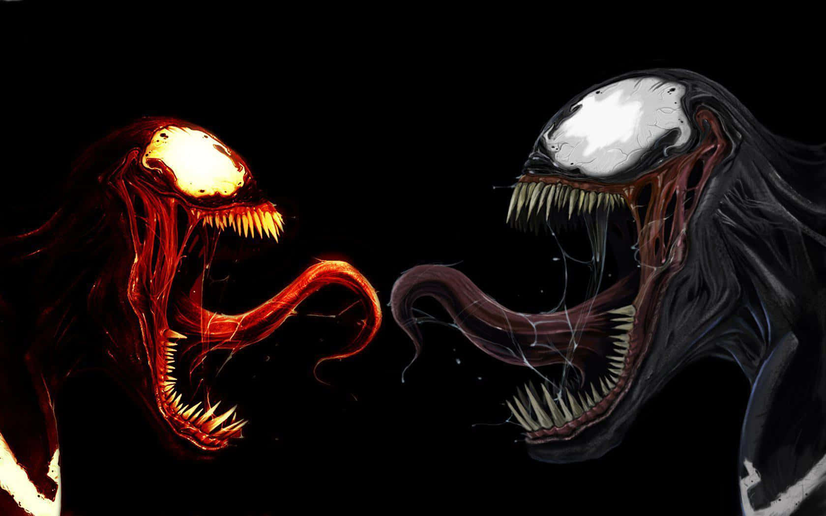 Venom And Venom Vs Venom Wallpaper