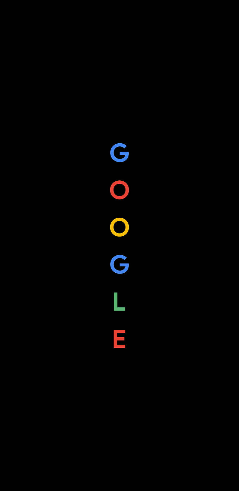 Vertical Google Text Wallpaper