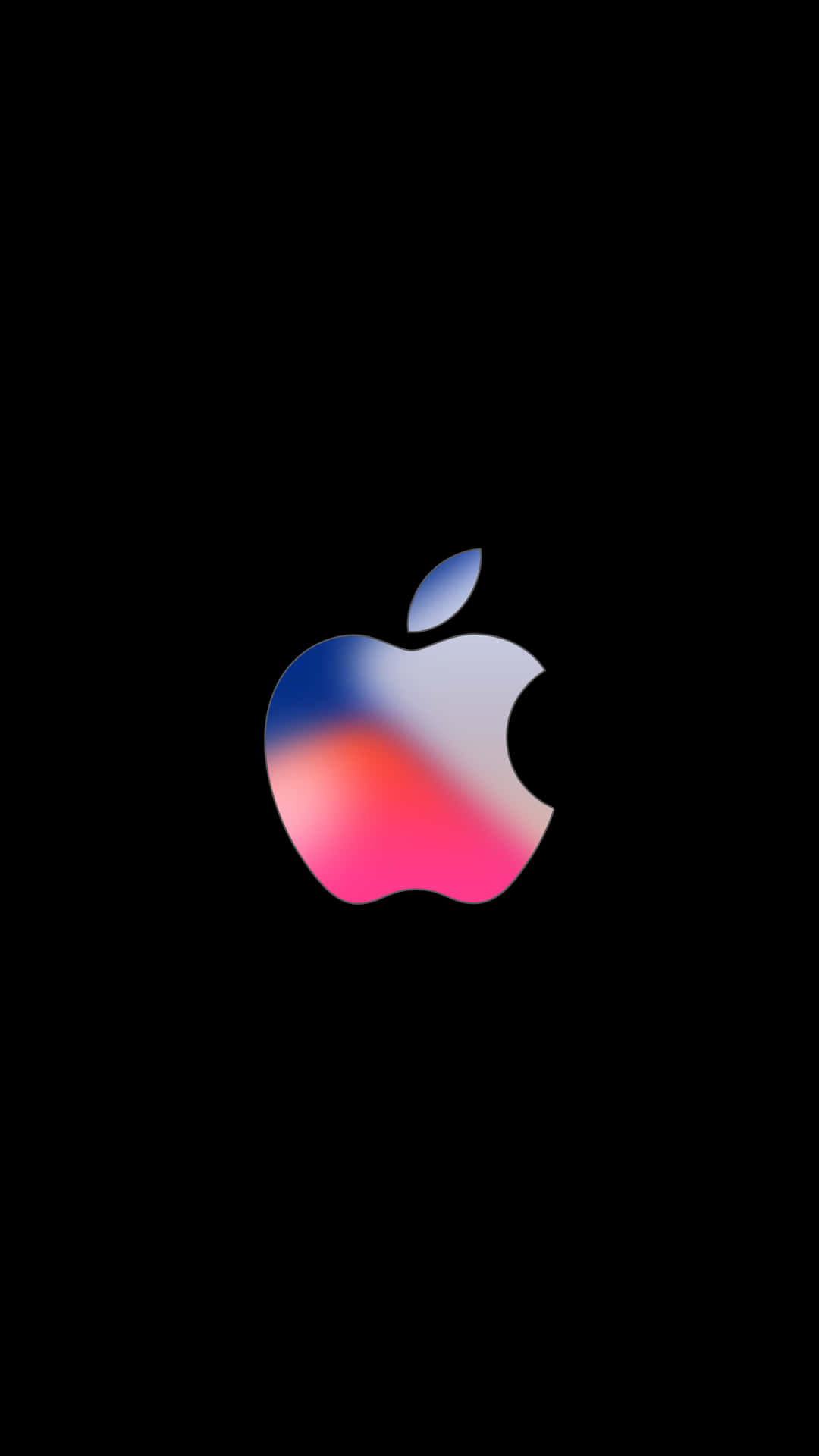blue and black apple logo