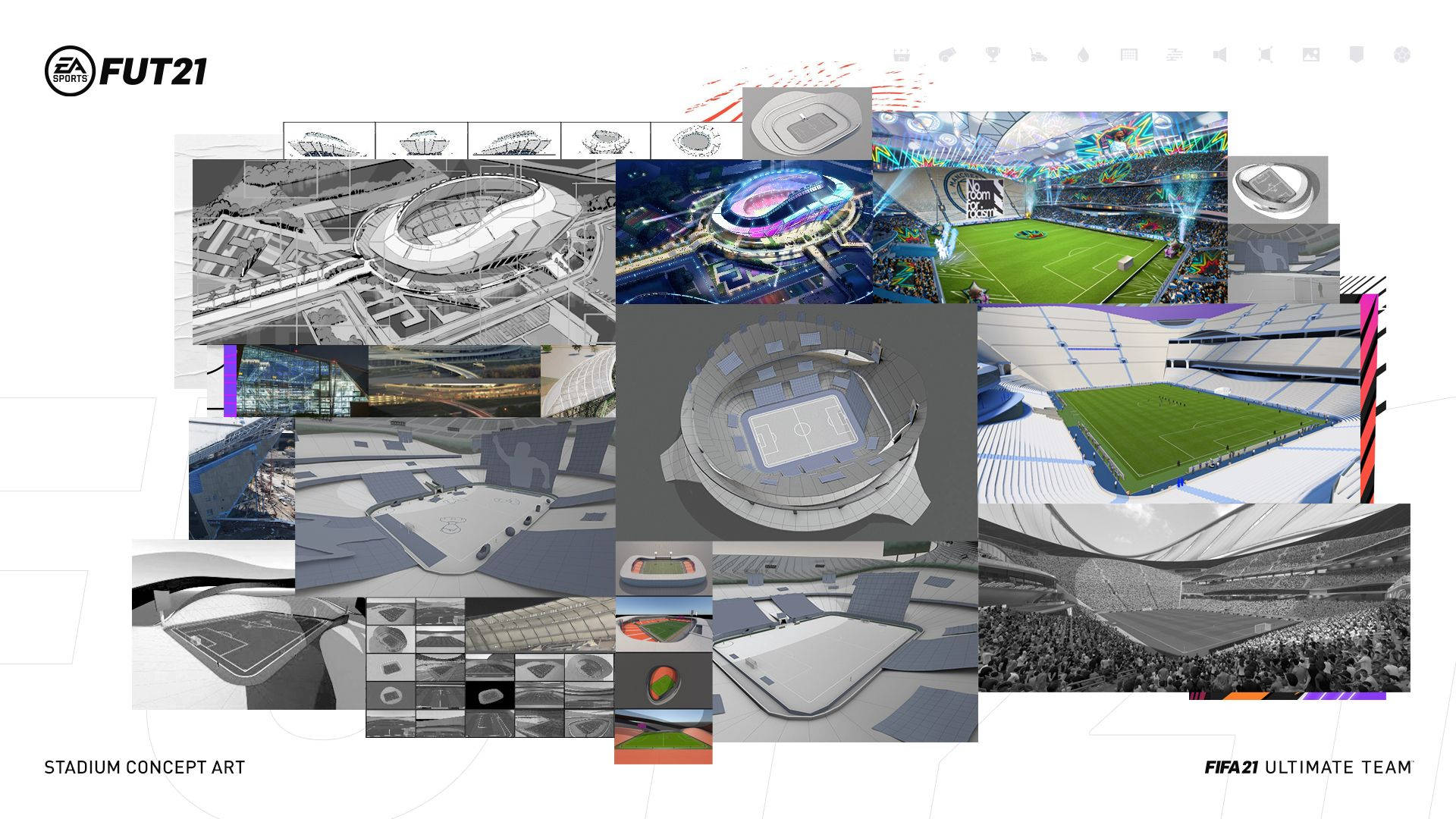 Vibrant, Digital Illustration Of Fifa Fut21 Stadium Wallpaper