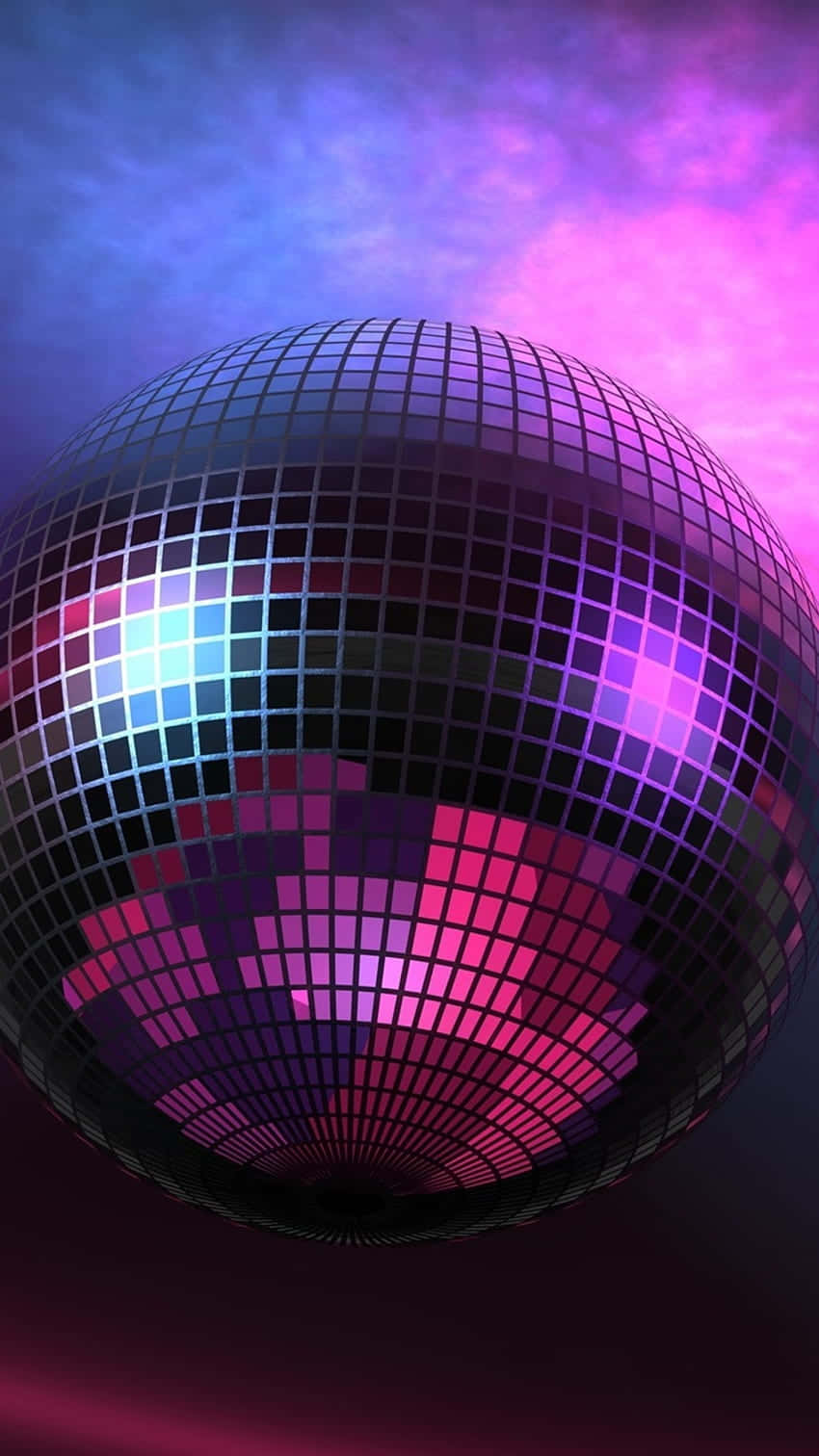 Vibrant Disco Ball Nightlife Wallpaper