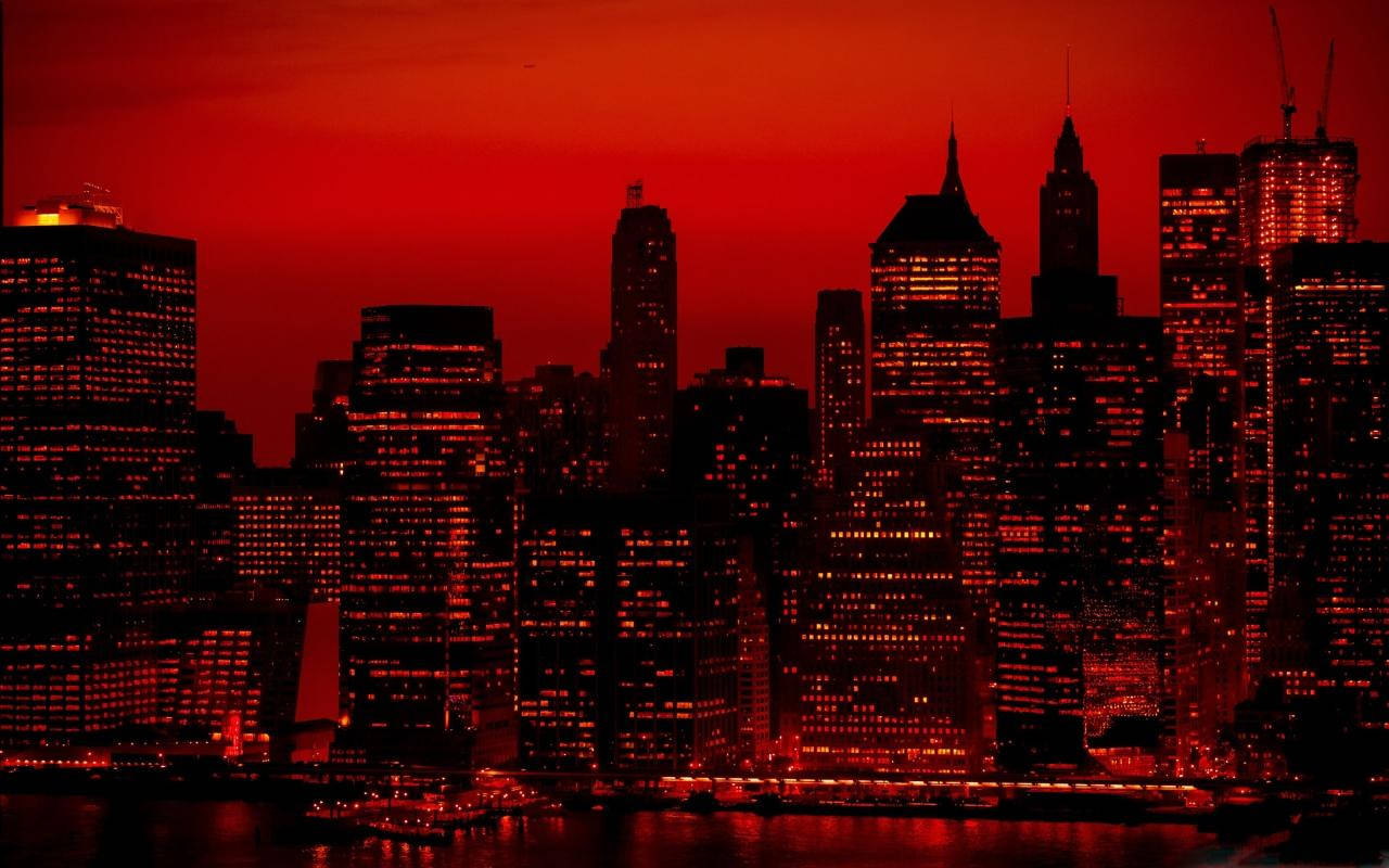 Vibrant New York Cityscape - Aesthetic Beyond Skylines Wallpaper
