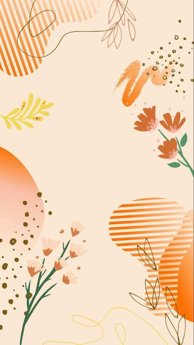 Vibrant Orange Flowers In Full Bloom Wallpaper