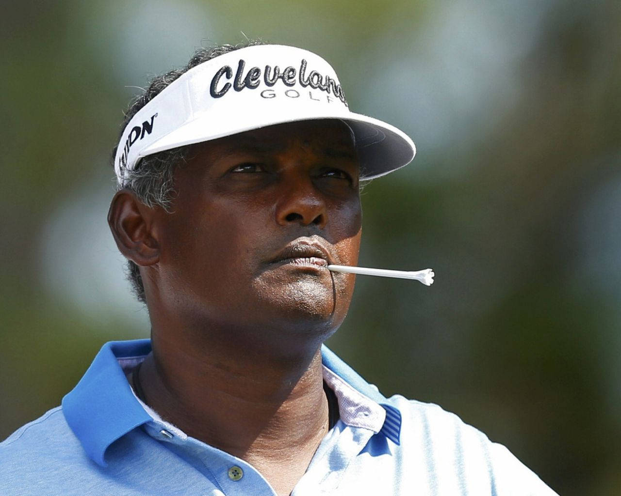 Vijay Singh Close-up On Golfer Wallpaper