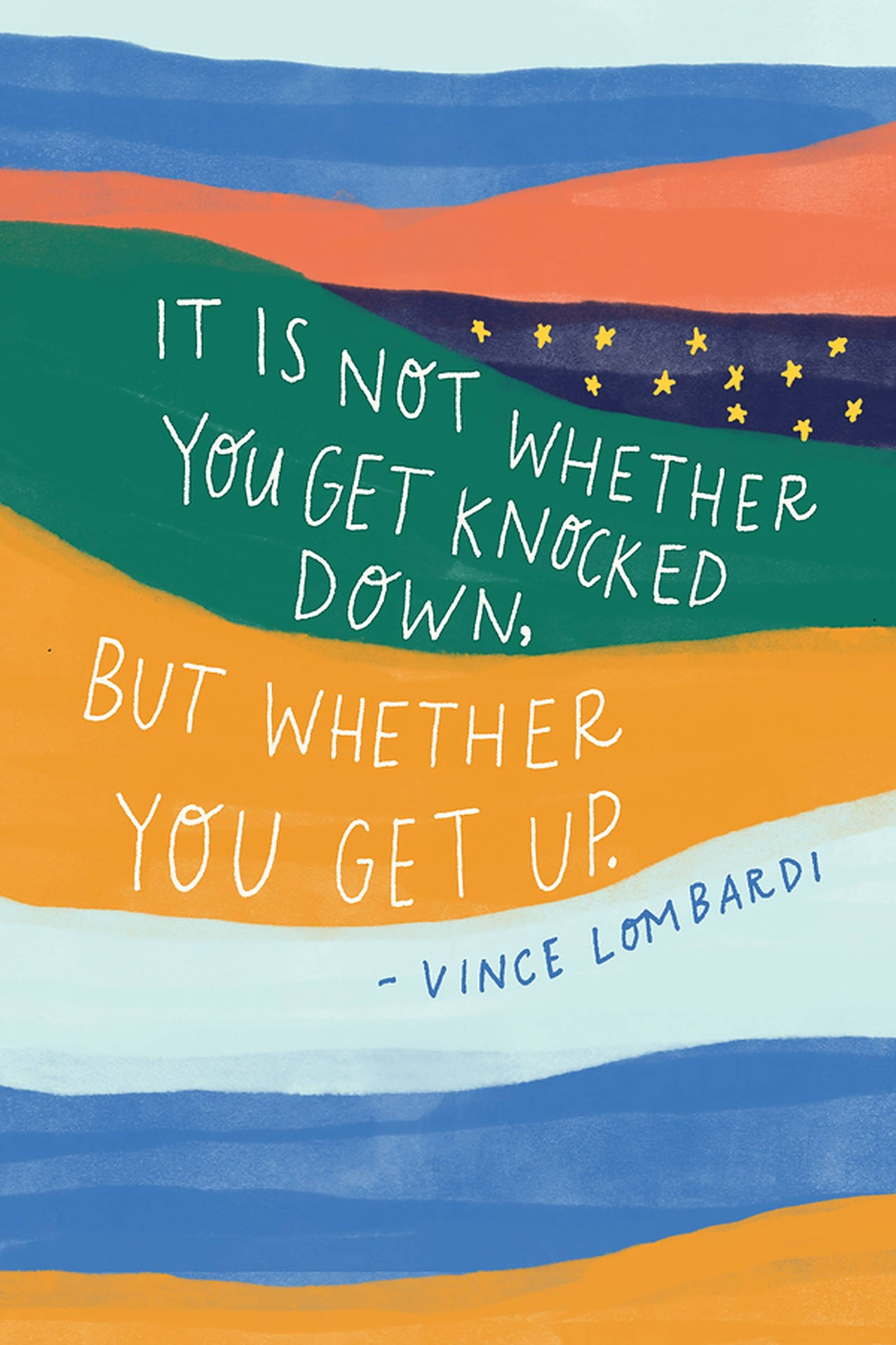 Vince Lombardi Positive Quotes Wallpaper