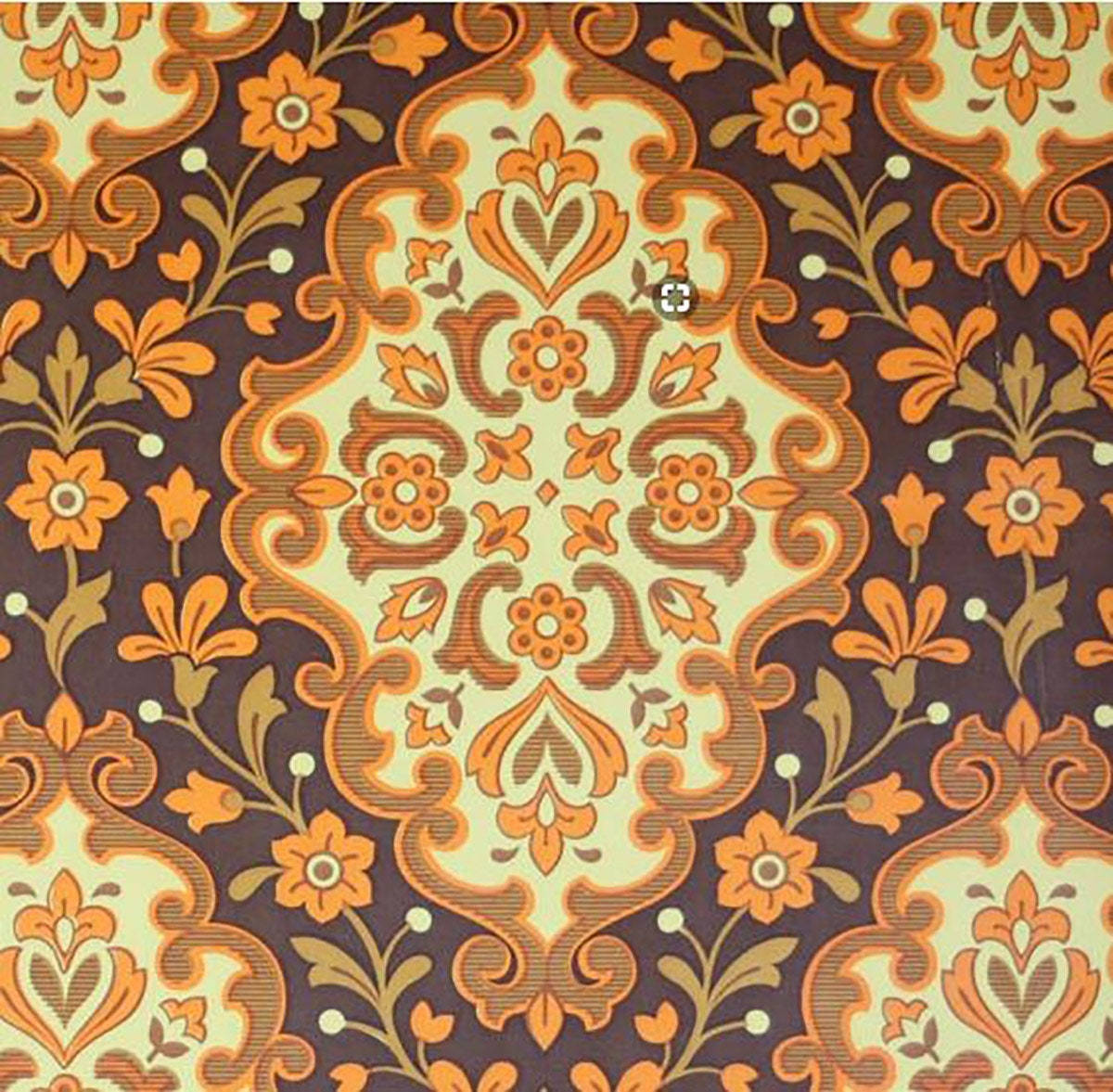 Vintage 70s Elegant Curves Wallpaper